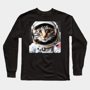 Astronaut Cat Long Sleeve T-Shirt